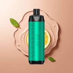 Al Fakher Crown Bar 8000 Sidrunipiparmünt 18ml 8000 Tiksu